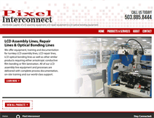 Tablet Screenshot of pixel-interconnect.com